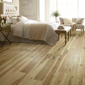 Bedroom Hardwood flooring | CarpetsPlus of Steamboat Springs